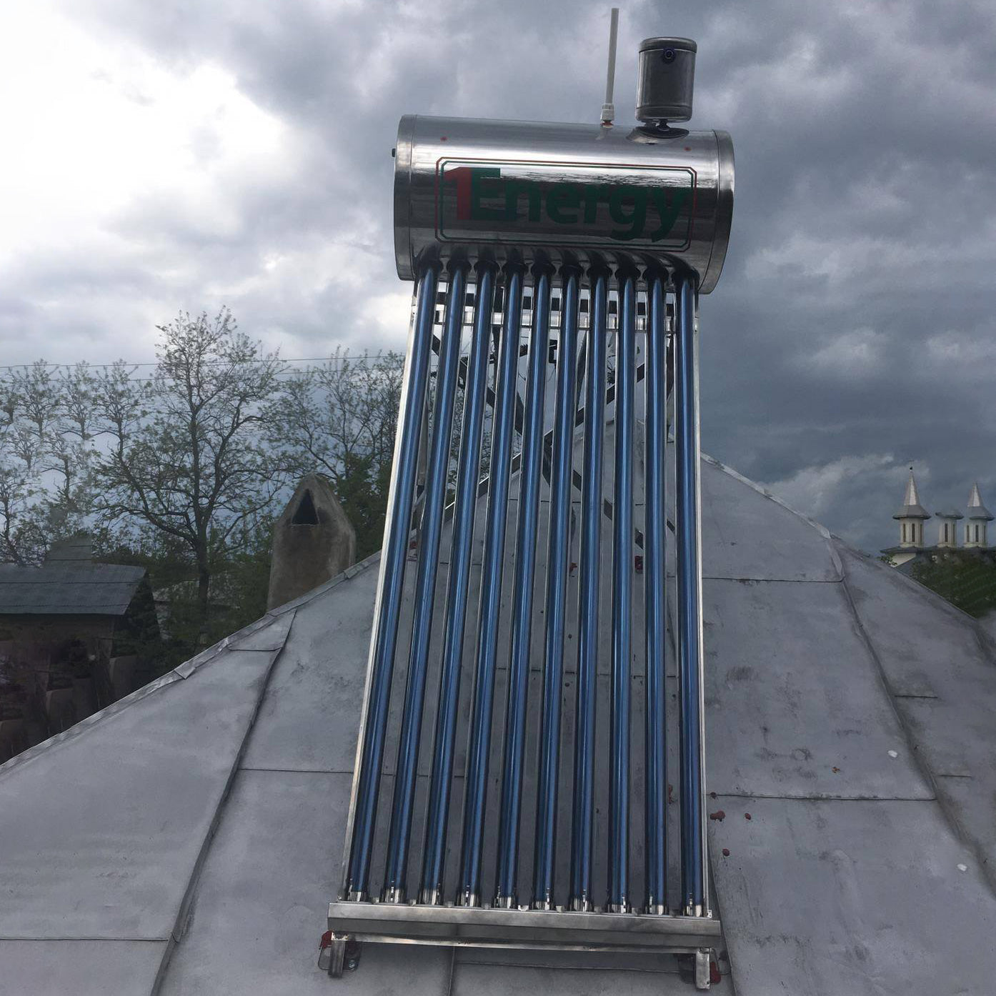 Panou Solar Nepresurizat 1Energy, 100 litri - cu vas flotor