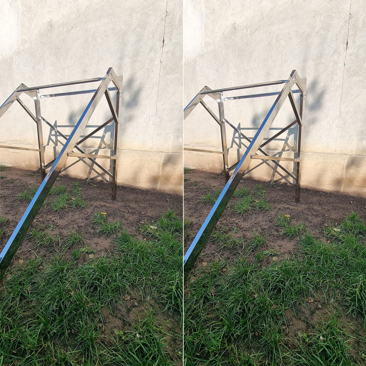 Cadru inox panou solar presurizat 150 litri