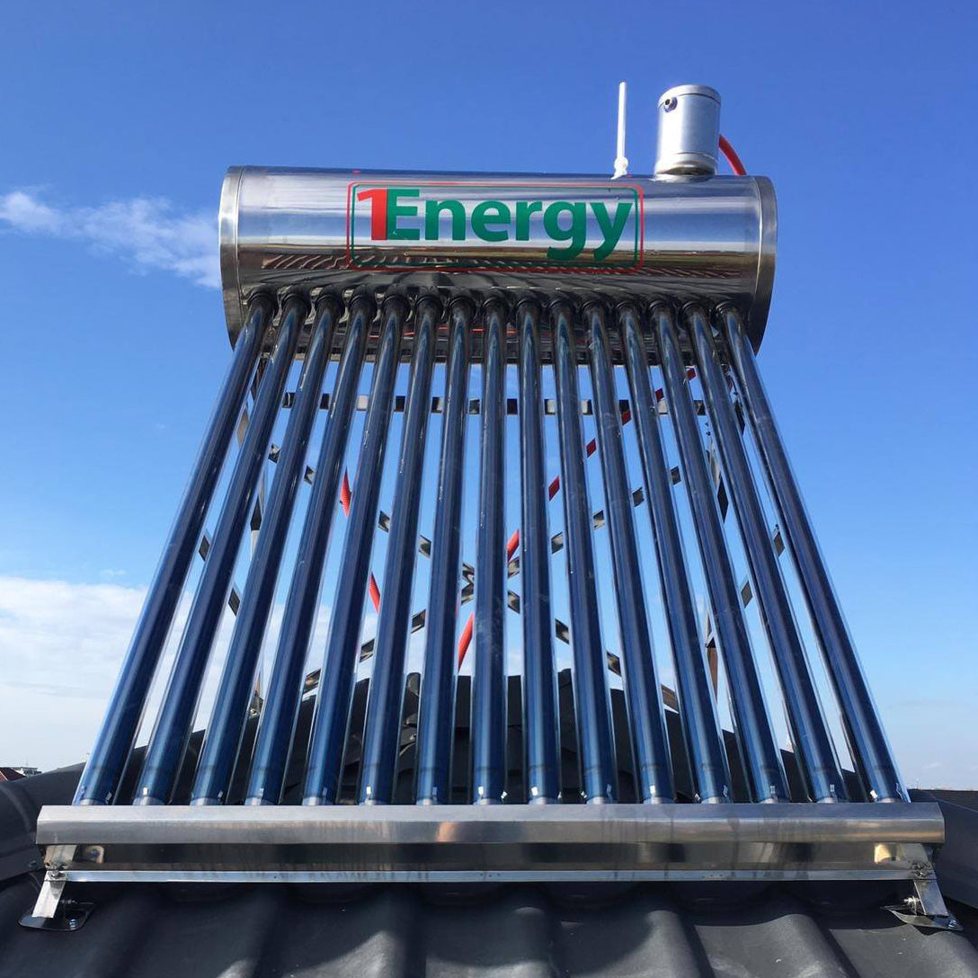 Panou Solar Nepresurizat 1Energy, 150 litri - cu vas flotor