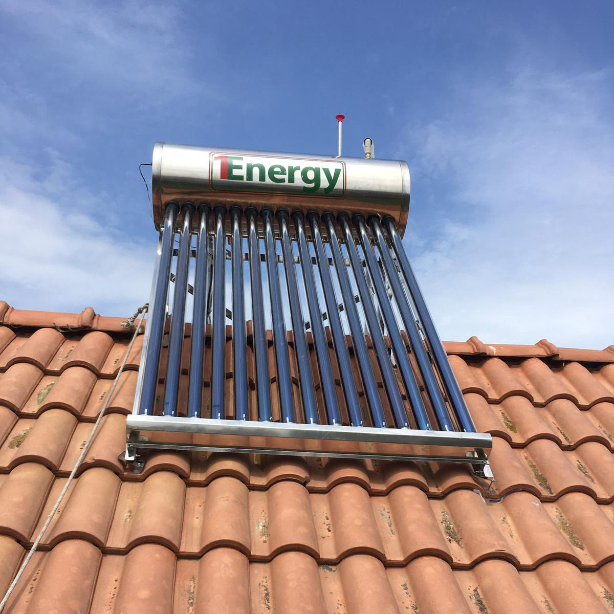 Panou Solar Nepresurizat 1Energy, 150 litri - cu vas flotor