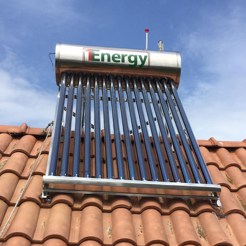 Panou Solar Nepresurizat 1Energy, 150 litri - cu vas flotor
