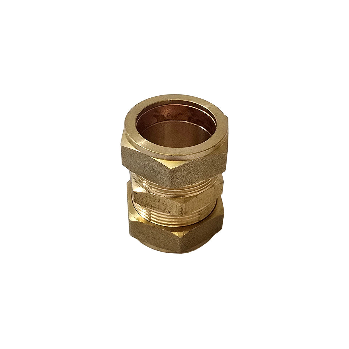 Racord compresie cu 2 inele, alama, FE, 22 mm x 3/4"