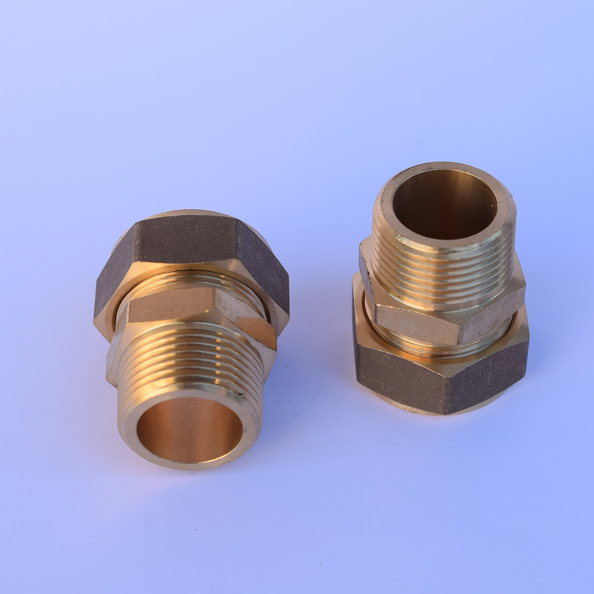 Conector solar din alama cu compresie 22 - filet 3/4 ext