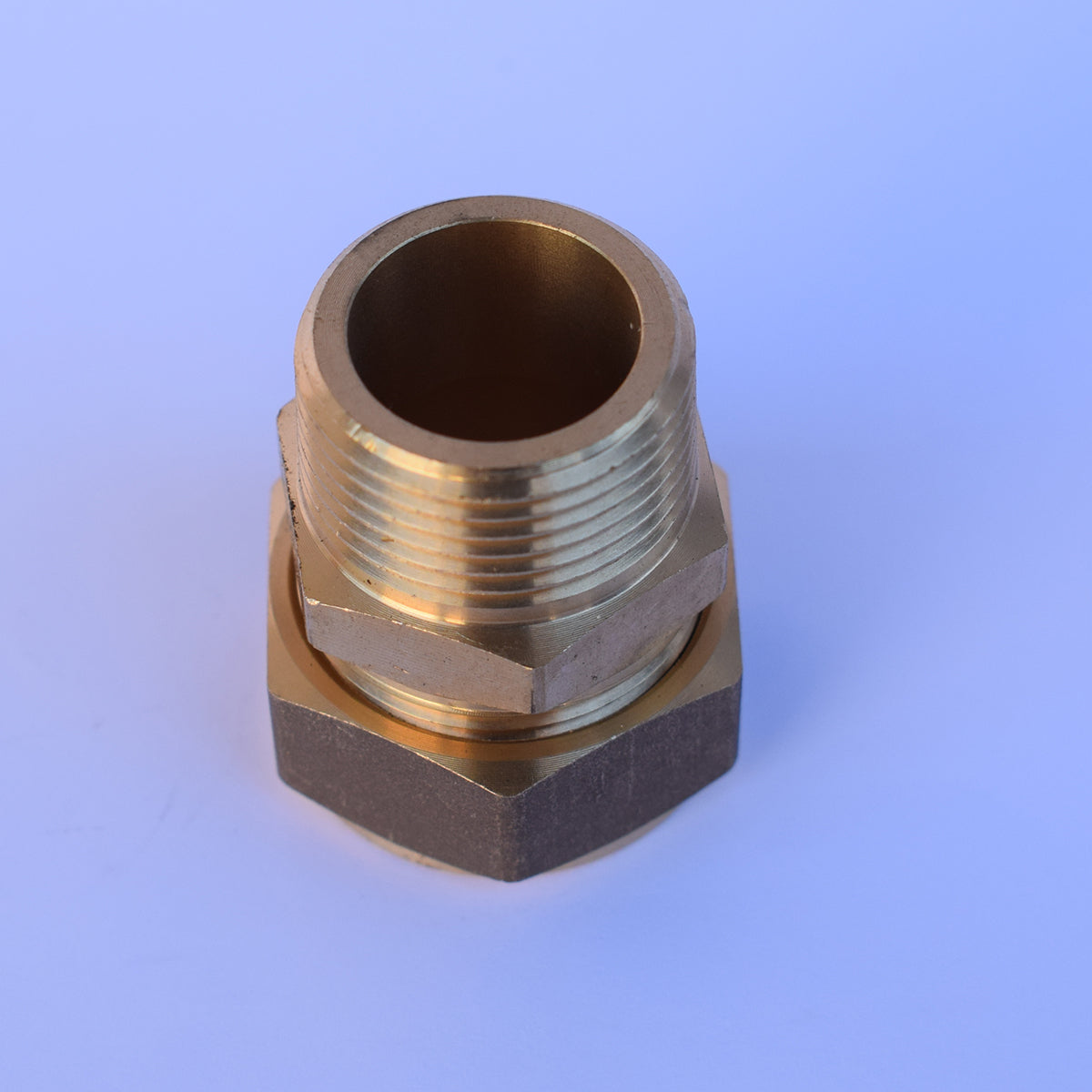 Conector solar din alama cu compresie 22 - filet 3/4 ext