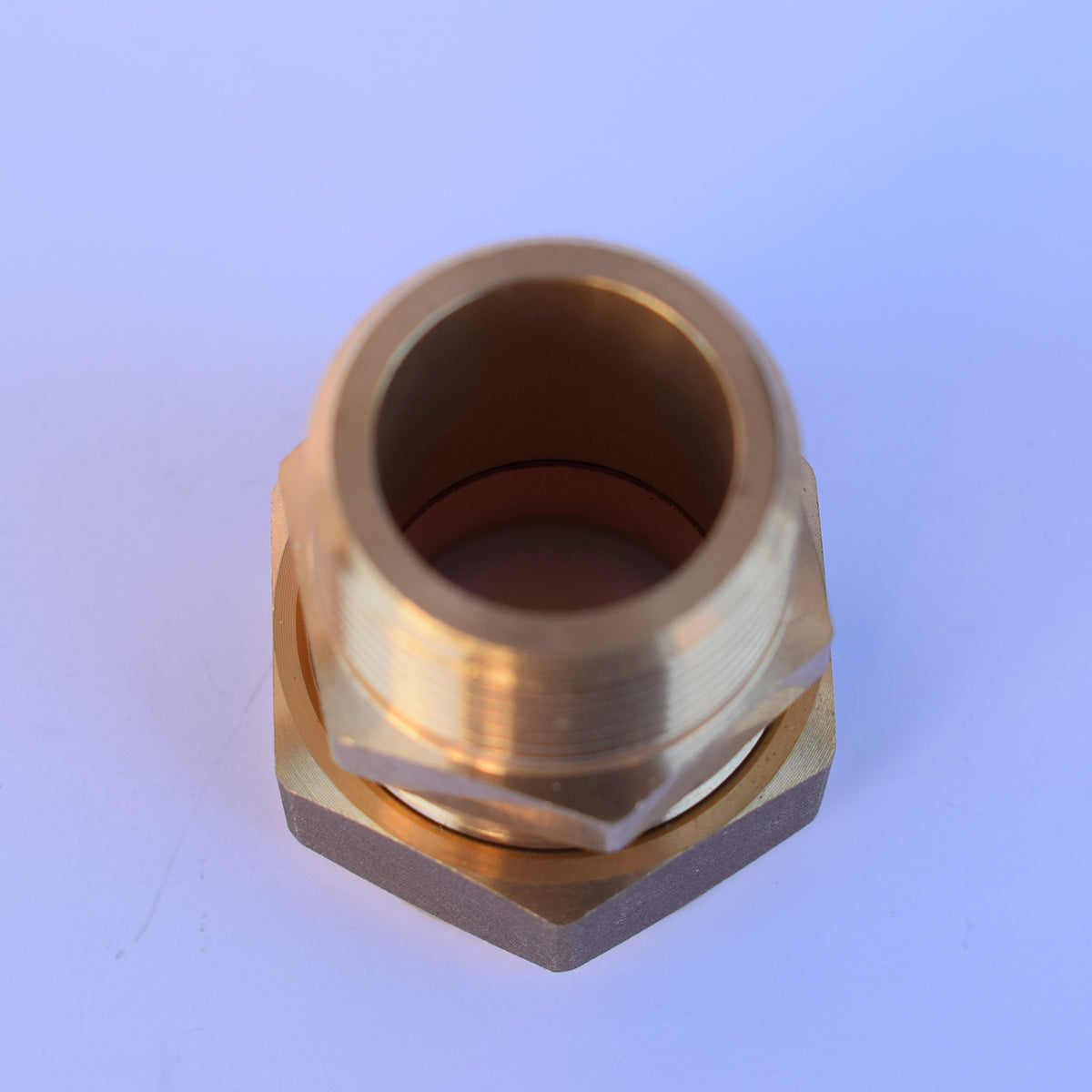 Conector solar din alama cu compresie 22 - filet 3/4 ext