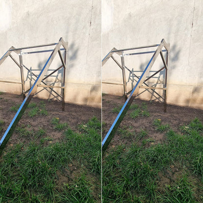 Cadru inox panou solar presurizat 150 litri