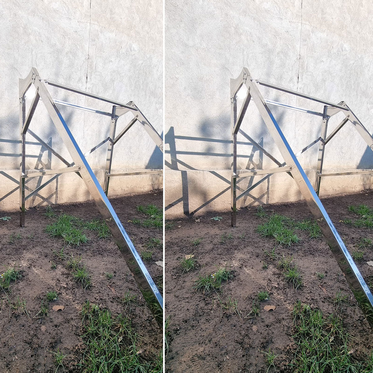 Cadru inox panou solar presurizat 150 litri