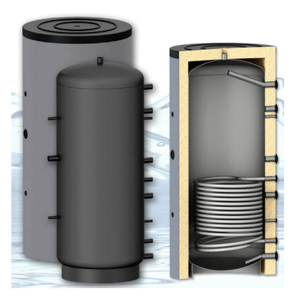 Boiler de acumulare Puffer vertical Sunsystem cu o serpentina - 1000 l