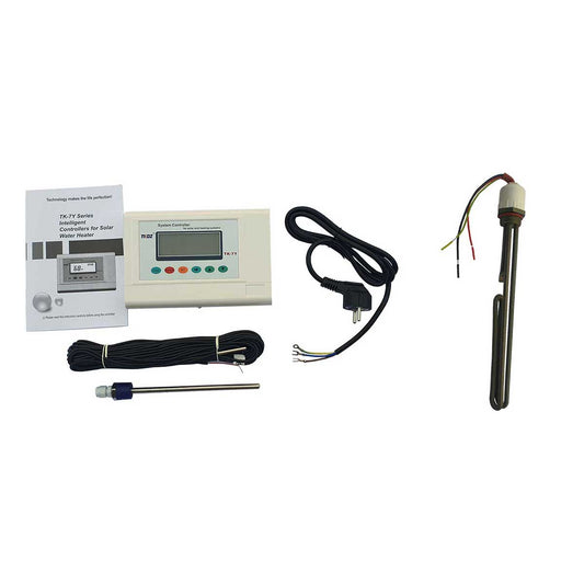 Controler TK-7Y + Rezistenta electrica de 1 tol la 1500 W - pentru panouri solare presurizate