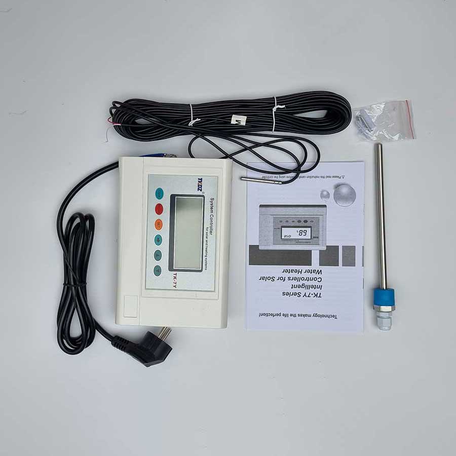 Controler TK-7Y + Rezistenta electrica de 1 tol la 1500 W - pentru panouri solare presurizate