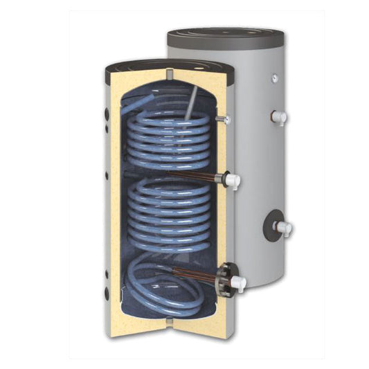 Boiler bivalent cu 2 serpentine 500 l SON de la SUNSYSTEM