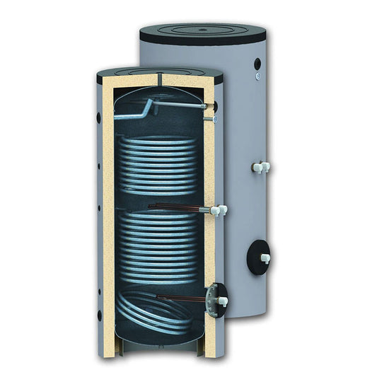 Boiler bivalent cu 2 serpentine 200 l SON de la SUNSYSTEM