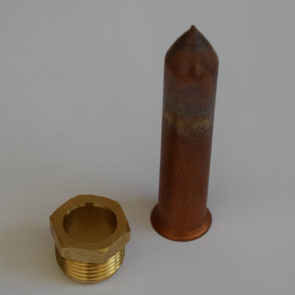 Pachet: Teaca heat-pipe cupru 14 mm + piulita sustinere teaca la panourile solare presurizate