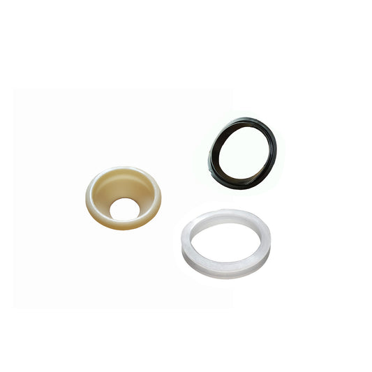 Set 15 garnituri silicon + 15 garnituri negre + 15 suporti tub 58 mm