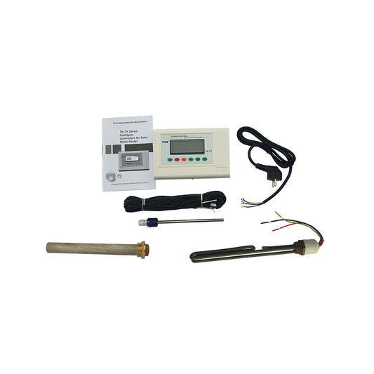 Set controller TK7Y  + anod magneziu presurizat 3/4 + rezistenta electrica 1tol si 1500w pentru panouri solare presurizate